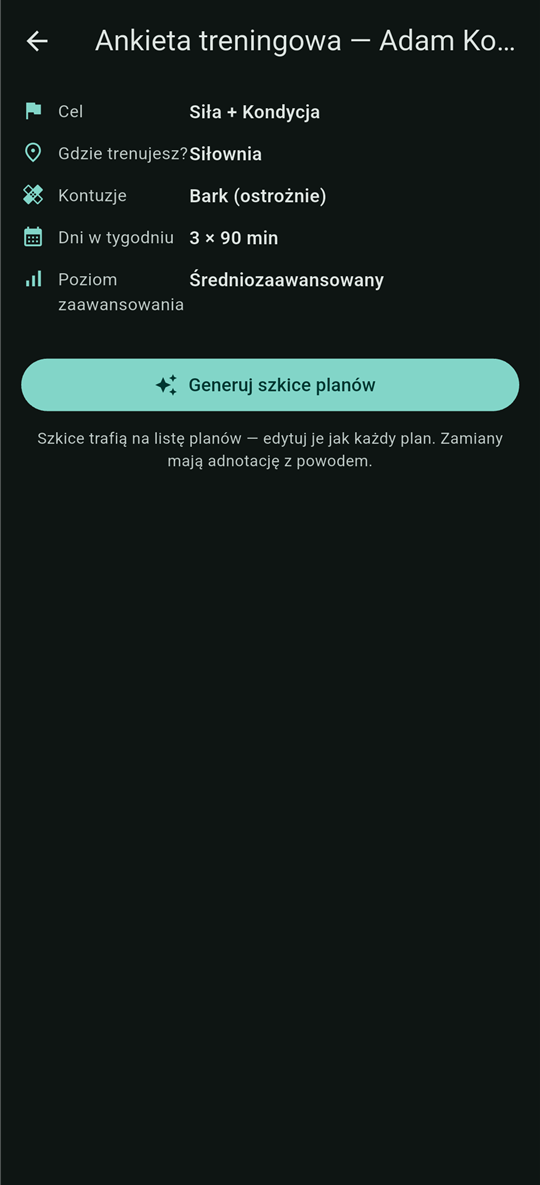 TrainHub — screen 4